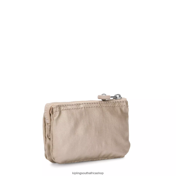 Accessories Creativity Mini Pouch Metallic Keychain 4ZZH610 Kipling Women Starry Gold Metallic