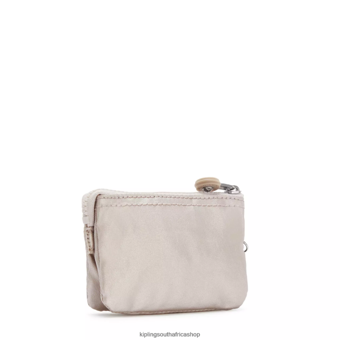 Accessories Creativity Mini Pouch Metallic Keychain 4ZZH611 Kipling Women Metallic Glow