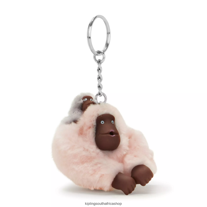Accessories Mom And Baby Mom and Baby Sven Monkey Keychain 4ZZH685 Kipling Women Primrose Pink