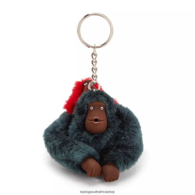 Accessories Mom And Baby Mom and Baby Sven Monkey Keychain 4ZZH686 Kipling Women True Blue Tonal