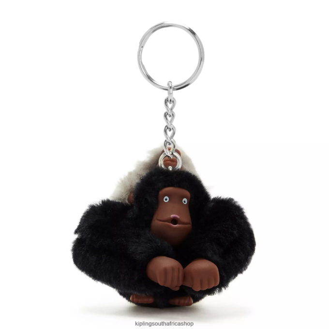 Accessories Mom And Baby Mom and Baby Sven Monkey Keychain 4ZZH688 Kipling Women Black Tonal