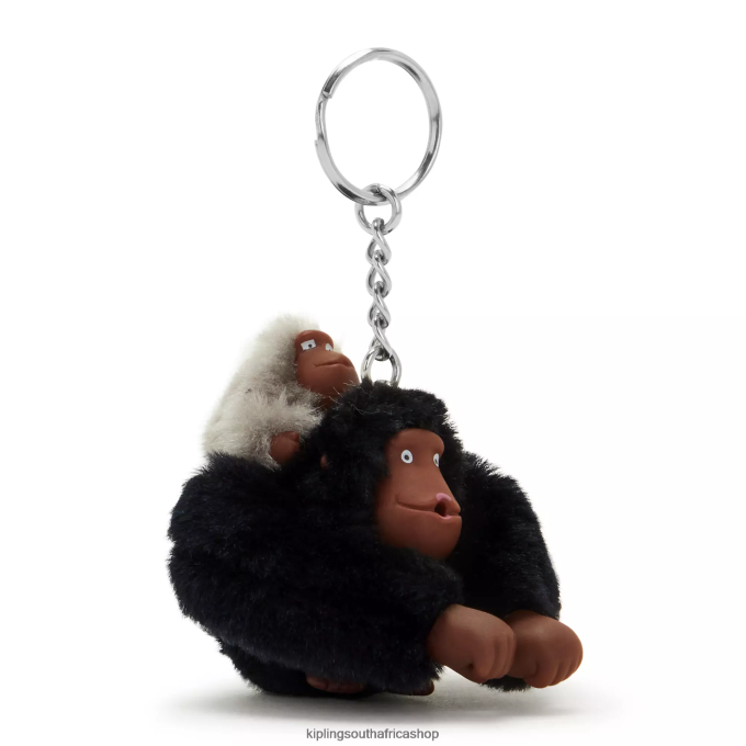 Accessories Mom And Baby Mom and Baby Sven Monkey Keychain 4ZZH688 Kipling Women Black Tonal