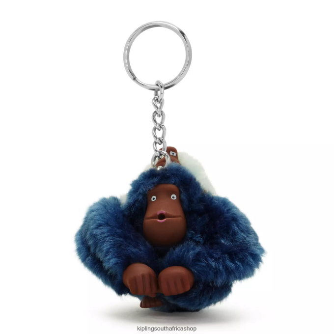 Accessories Mom And Baby Mom and Baby Sven Monkey Keychain 4ZZH689 Kipling Women Polar Blue