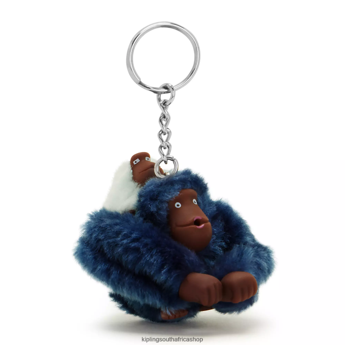 Accessories Mom And Baby Mom and Baby Sven Monkey Keychain 4ZZH689 Kipling Women Polar Blue