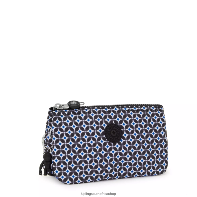 \"Bags\" Creativity Large Printed Pouch 4ZZH307 Kipling Women Blackish Tile
