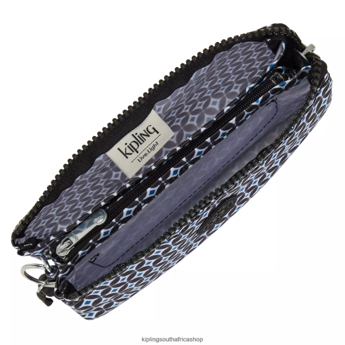 \"Bags\" Creativity Large Printed Pouch 4ZZH307 Kipling Women Blackish Tile