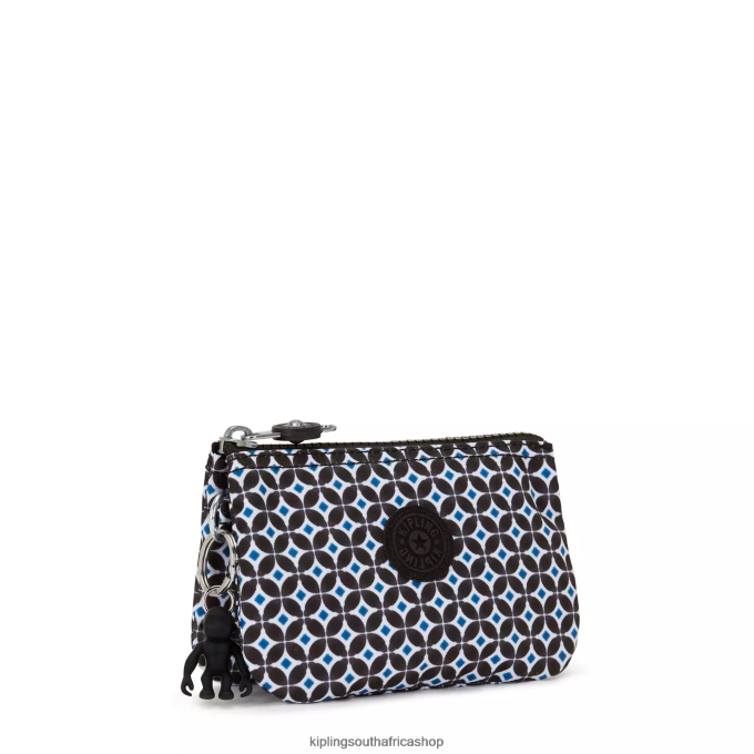 \"Bags\" Creativity Small Printed Pouch 4ZZH557 Kipling Women Blackish Tile