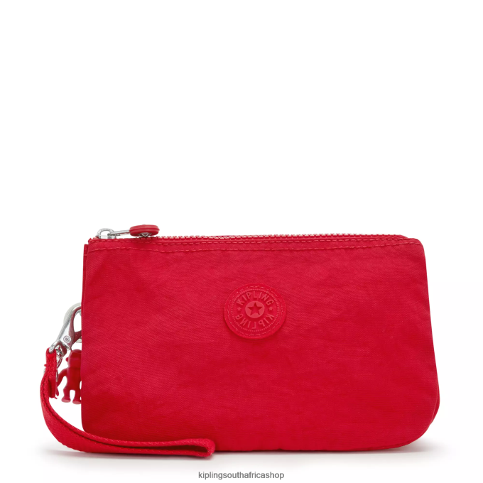 "Bags" Creativity Extra Large Wristlet 4ZZH543 Kipling Women Red Rouge