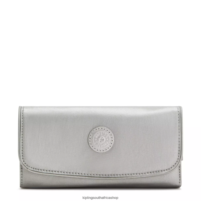 "Bags" Money Land Metallic Snap Wallet 4ZZH549 Kipling Women Bright Metallic
