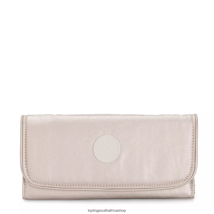 "Bags" Money Land Metallic Snap Wallet 4ZZH550 Kipling Women Metallic Glow