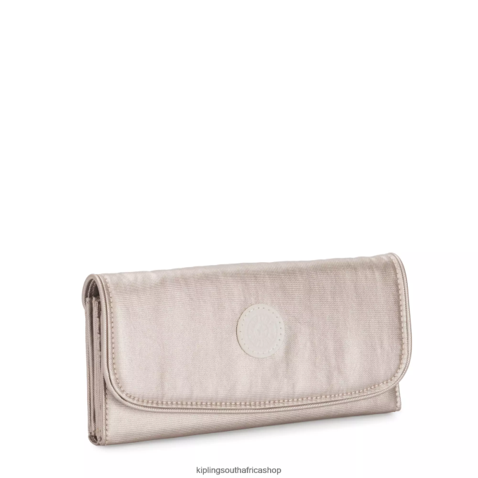 \"Bags\" Money Land Metallic Snap Wallet 4ZZH550 Kipling Women Metallic Glow
