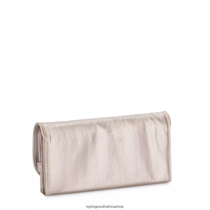 \"Bags\" Money Land Metallic Snap Wallet 4ZZH550 Kipling Women Metallic Glow