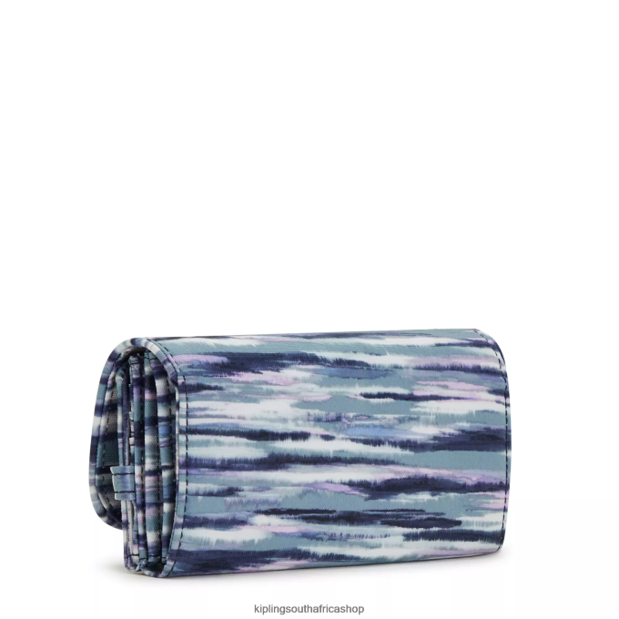 \"Bags\" Money Land Printed Snap Wallet 4ZZH309 Kipling Women Brush Stripes