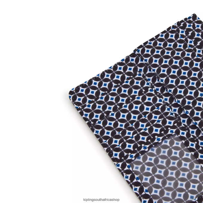 \"Bags\" Money Land Printed Snap Wallet 4ZZH312 Kipling Women Blackish Tile