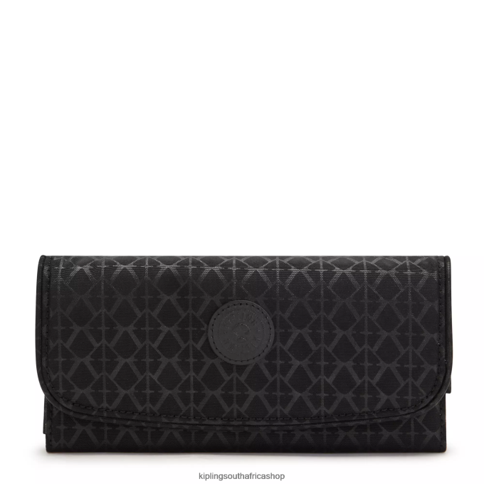 "Bags" Money Land Printed Snap Wallet 4ZZH553 Kipling Women Signature Embossed