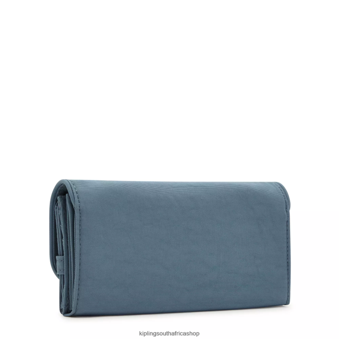 \"Bags\" Money Land Snap Wallet 4ZZH286 Kipling Women Brush Blue