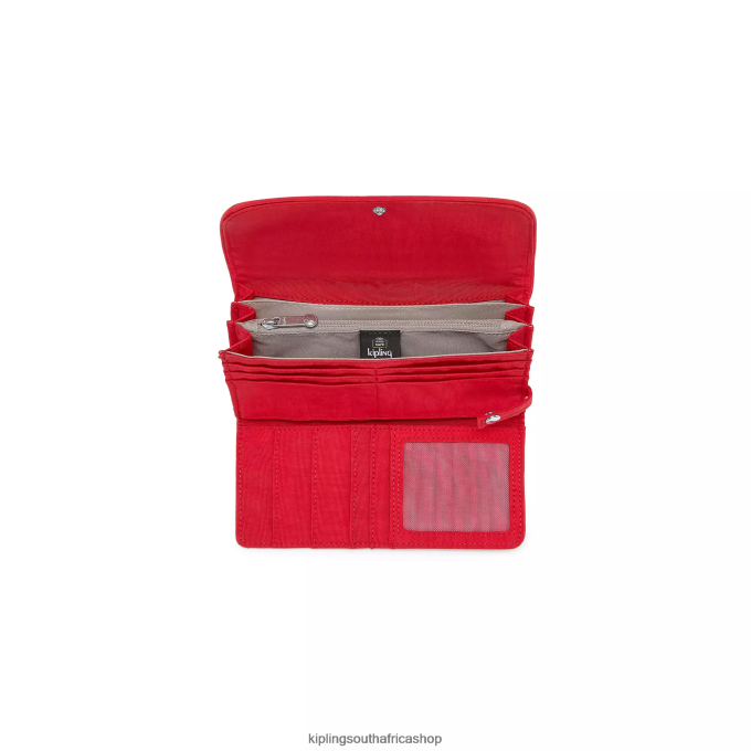 \"Bags\" Money Land Snap Wallet 4ZZH289 Kipling Women Red Rouge