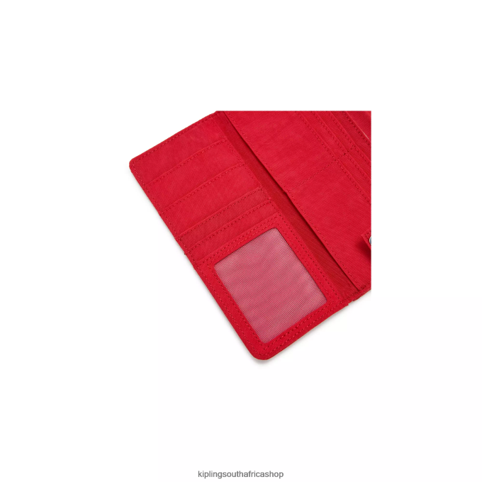\"Bags\" Money Land Snap Wallet 4ZZH289 Kipling Women Red Rouge