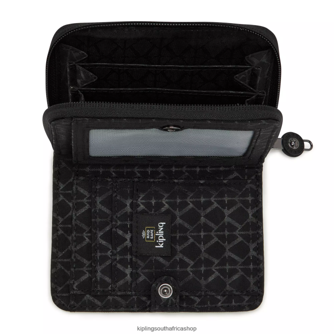 \"Bags\" Money Love Printed Small Wallet 4ZZH555 Kipling Women Black