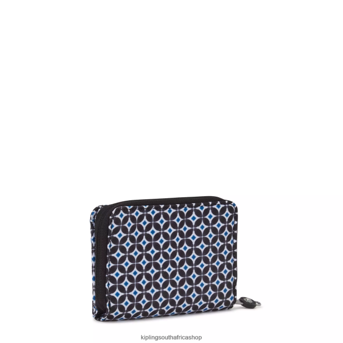 \"Bags\" Money Love Small Printed Wallet 4ZZH295 Kipling Women Blackish Tile