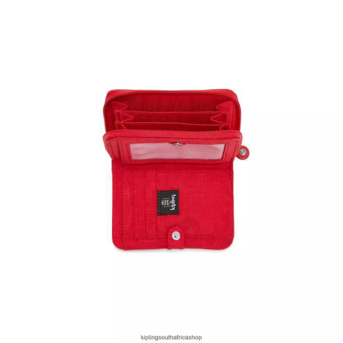 \"Bags\" Money Love Small Wallet 4ZZH302 Kipling Women Red Rouge