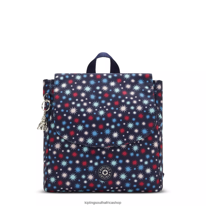 "Bags" Dannie Printed Small Backpack 4ZZH390 Kipling Women Funky Stars
