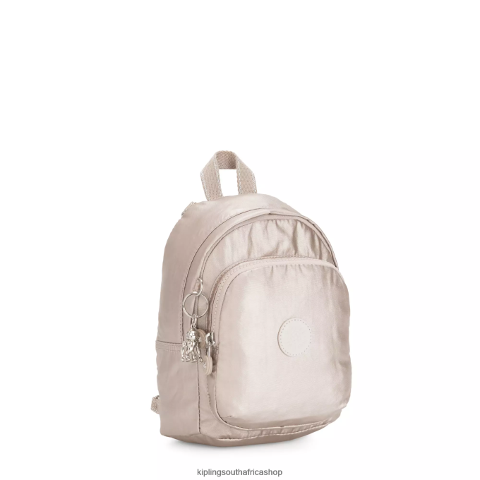 \"Bags\" Delia Compact Metallic Convertible Backpack 4ZZH404 Kipling Women Metallic Glow