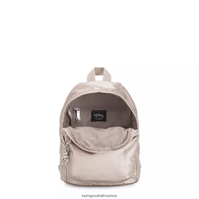 \"Bags\" Delia Compact Metallic Convertible Backpack 4ZZH404 Kipling Women Metallic Glow