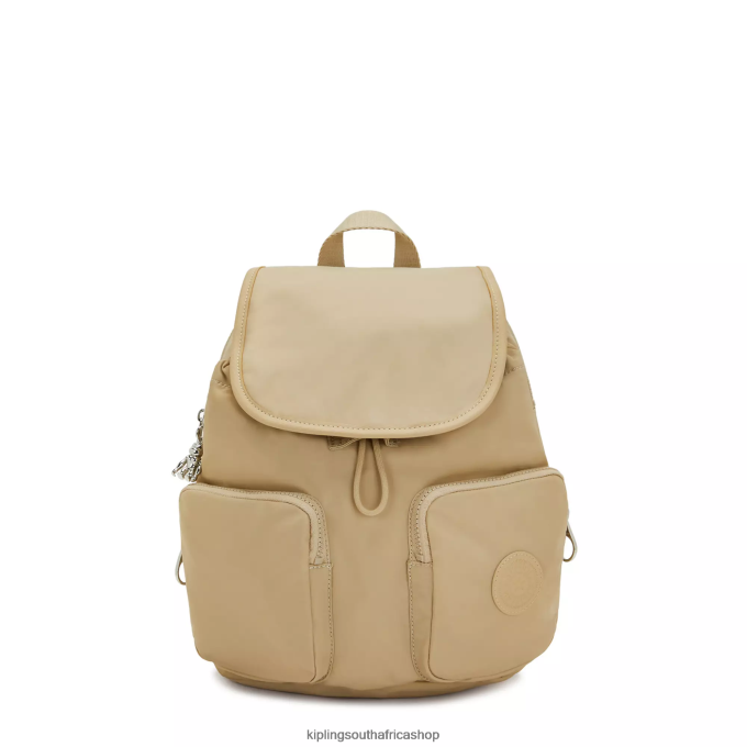 "Bags" New City Pack Backpack 4ZZH360 Kipling Women Natural Beige