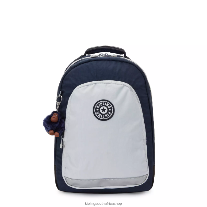 "Bags" Class Room 17" Laptop Backpack 4ZZH435 Kipling Women True Blue Grey