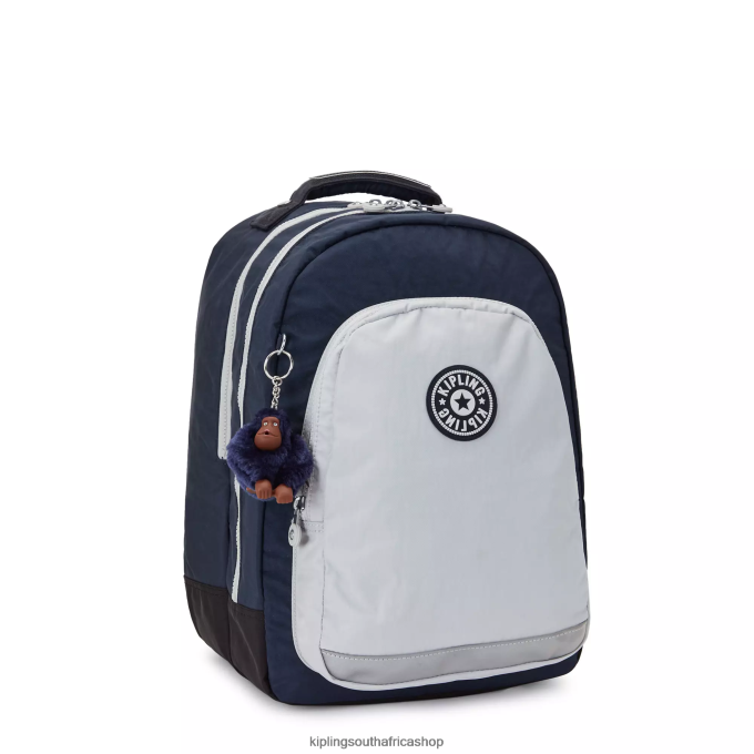 \"Bags\" Class Room 17\" Laptop Backpack 4ZZH435 Kipling Women True Blue Grey