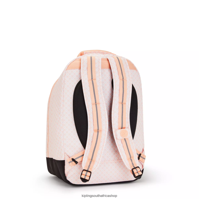 \"Bags\" Class Room Printed 17\" Laptop Backpack 4ZZH478 Kipling Women Girly Tile
