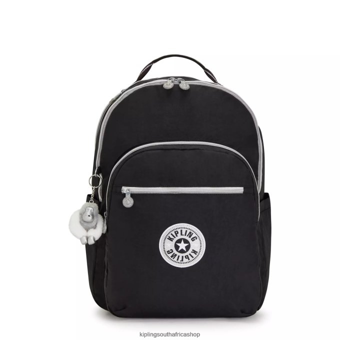 "Bags" Seoul Extra Large 17" Laptop Backpack 4ZZH438 Kipling Women True Black Fun