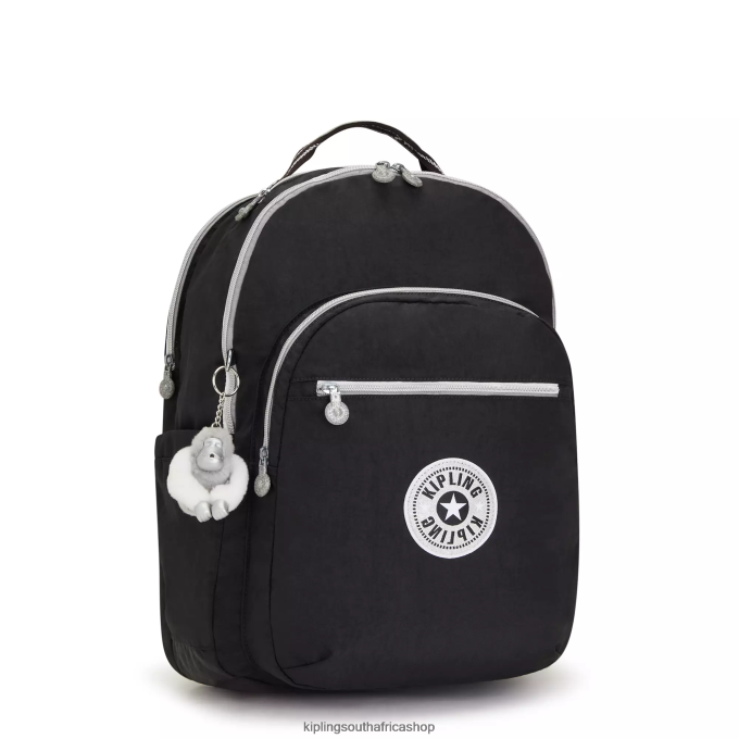 \"Bags\" Seoul Extra Large 17\" Laptop Backpack 4ZZH438 Kipling Women True Black Fun