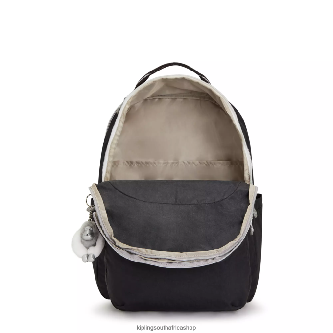 \"Bags\" Seoul Extra Large 17\" Laptop Backpack 4ZZH438 Kipling Women True Black Fun