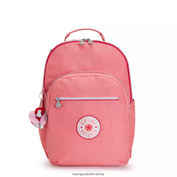 "Bags" Seoul Extra Large 17" Laptop Backpack 4ZZH439 Kipling Women Joyous Pink Fun