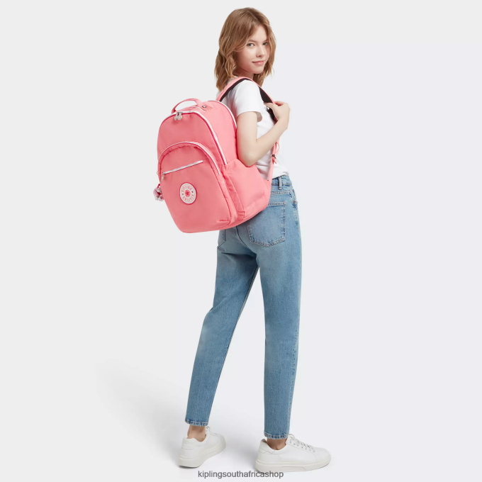 \"Bags\" Seoul Extra Large 17\" Laptop Backpack 4ZZH439 Kipling Women Joyous Pink Fun