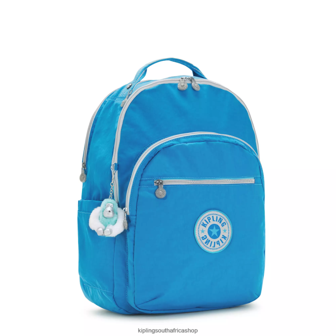 \"Bags\" Seoul Extra Large 17\" Laptop Backpack 4ZZH440 Kipling Women Eager Blue Fun