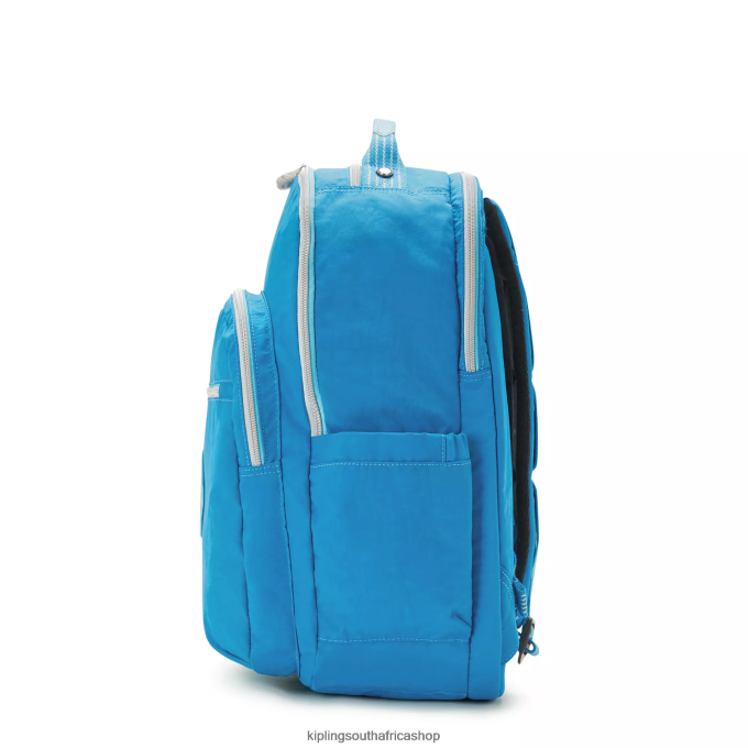 \"Bags\" Seoul Extra Large 17\" Laptop Backpack 4ZZH440 Kipling Women Eager Blue Fun