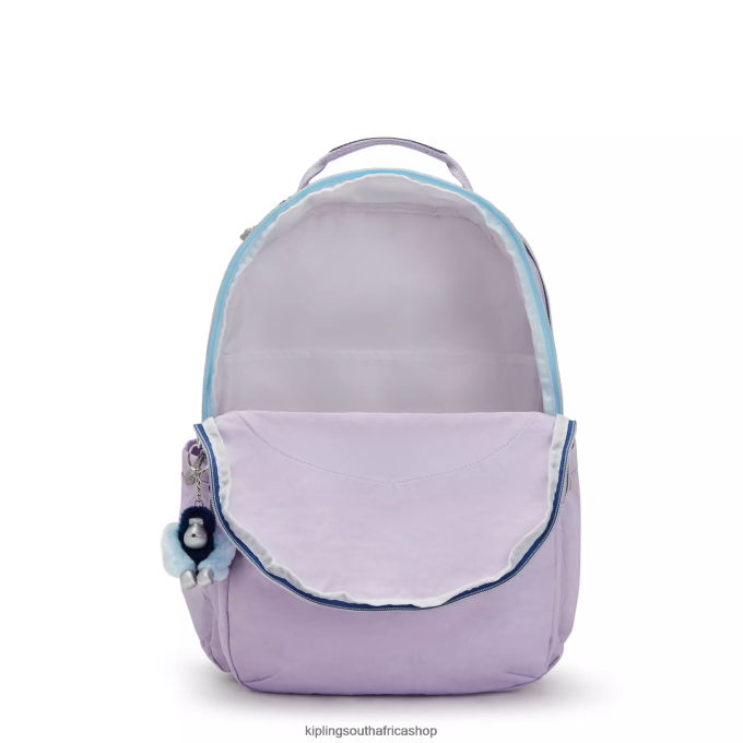 \"Bags\" Seoul Extra Large 17\" Laptop Backpack 4ZZH441 Kipling Women Endless Lilac Fun