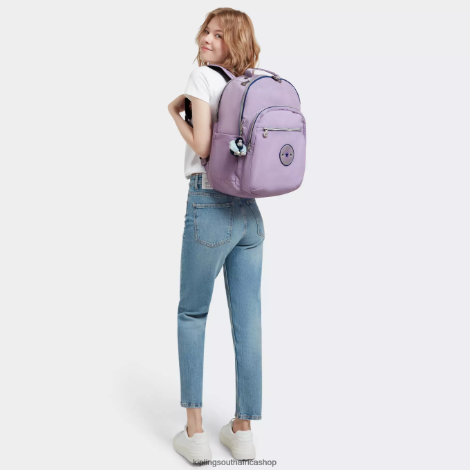 \"Bags\" Seoul Extra Large 17\" Laptop Backpack 4ZZH441 Kipling Women Endless Lilac Fun