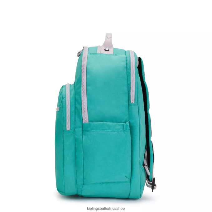 \"Bags\" Seoul Extra Large 17\" Laptop Backpack 4ZZH449 Kipling Women Surfer Green