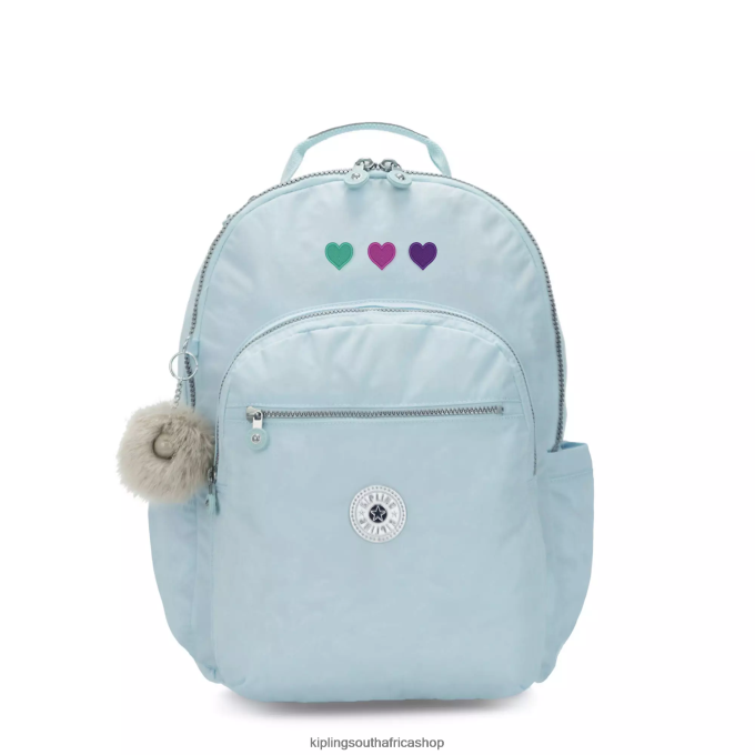 \"Bags\" Seoul Extra Large 17\" Laptop Backpack 4ZZH450 Kipling Women Bridal Blue