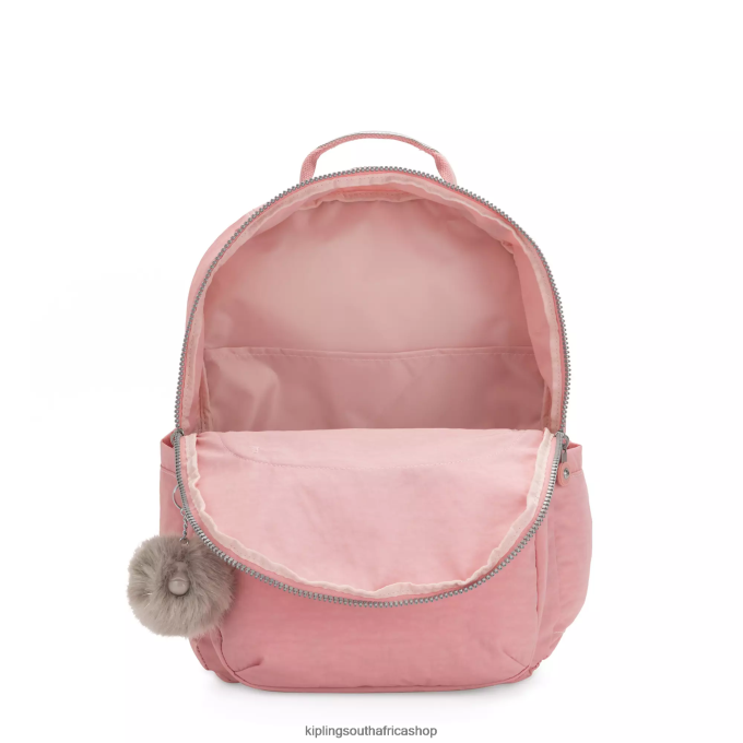 \"Bags\" Seoul Extra Large 17\" Laptop Backpack 4ZZH451 Kipling Women Bridal Rose
