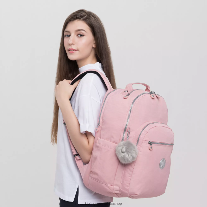 \"Bags\" Seoul Extra Large 17\" Laptop Backpack 4ZZH451 Kipling Women Bridal Rose