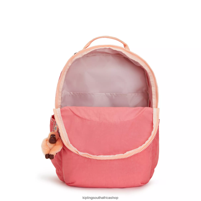\"Bags\" Seoul Extra Large 17\" Laptop Backpack 4ZZH452 Kipling Women Joyous Pink