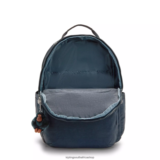 \"Bags\" Seoul Extra Large 17\" Laptop Backpack 4ZZH487 Kipling Women True Blue Tonal