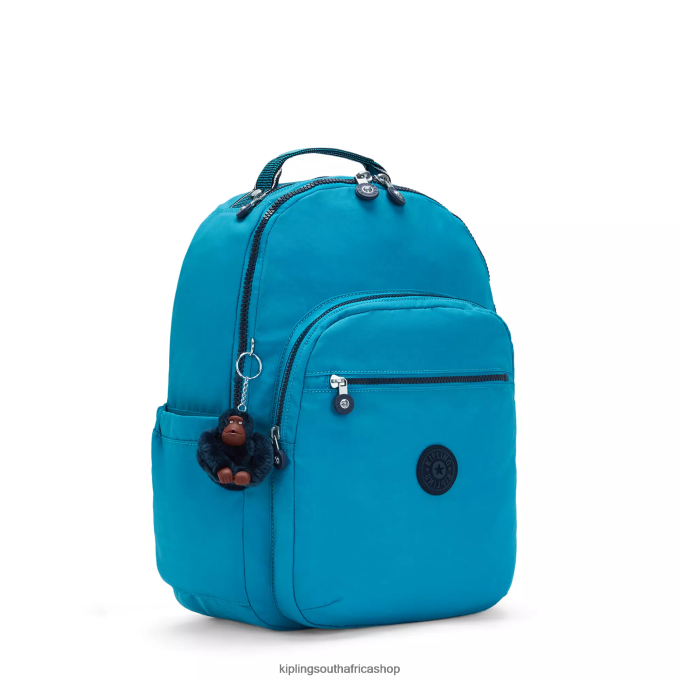 \"Bags\" Seoul Large 15\" Laptop Backpack 4ZZH427 Kipling Women Green Cool