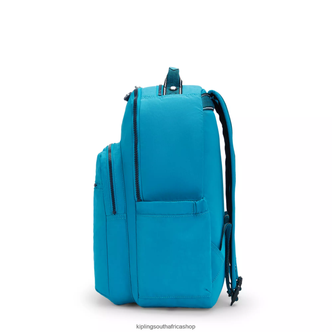 \"Bags\" Seoul Large 15\" Laptop Backpack 4ZZH427 Kipling Women Green Cool
