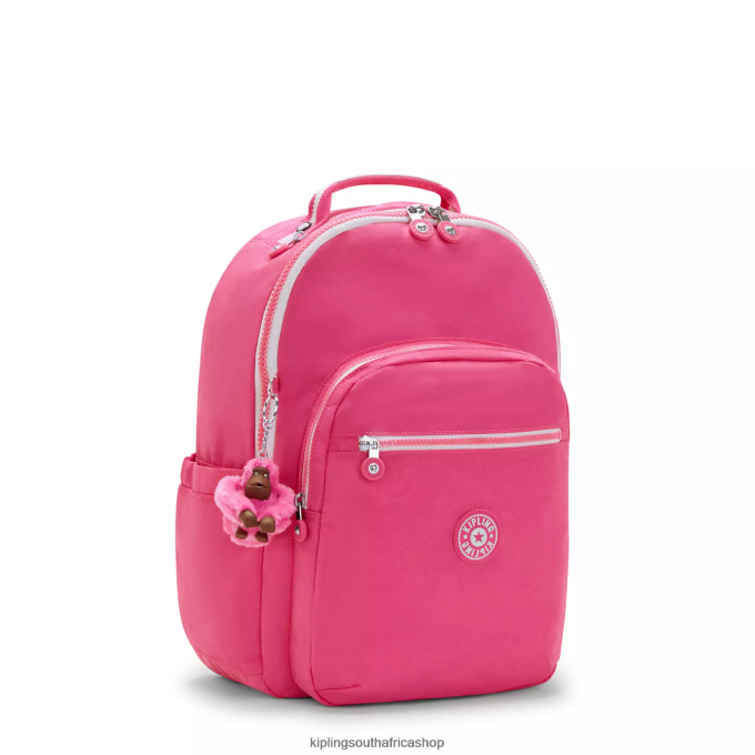 \"Bags\" Seoul Large 15\" Laptop Backpack 4ZZH428 Kipling Women Fresh Pink